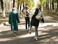 Feet - Ira B + Lena D - 2008-02-02 Long barefoot travel