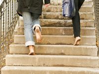 Feet - Ira B + Lena D - 2008-02-02 Long barefoot travel