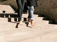 Feet - Ira B + Lena D - 2008-02-02 Long barefoot travel