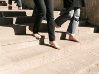 Feet - Ira B + Lena D - 2008-02-02 Long barefoot travel