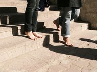 Feet - Ira B + Lena D - 2008-02-02 Long barefoot travel