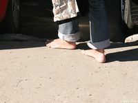 Feet - Ira B + Lena D - 2008-02-02 Long barefoot travel