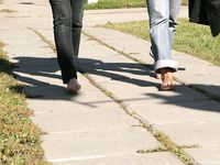 Feet - Ira B + Lena D - 2008-02-02 Long barefoot travel