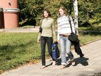 Feet - Ira B + Lena D - 2008-02-02 Long barefoot travel