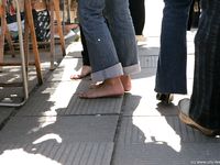 Feet - Ira B + Lena D - 2008-02-02 Long barefoot travel