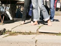 Feet - Ira B + Lena D - 2008-02-02 Long barefoot travel