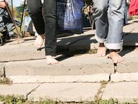 Feet - Ira B + Lena D - 2008-02-02 Long barefoot travel