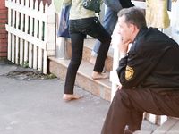 Feet - Ira B + Lena D - 2008-02-02 Long barefoot travel