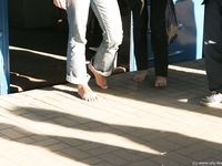 Feet - Ira B + Lena D - 2008-02-02 Long barefoot travel