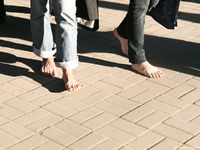 Feet - Ira B + Lena D - 2008-02-02 Long barefoot travel