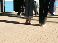 Feet - Ira B + Lena D - 2008-02-02 Long barefoot travel