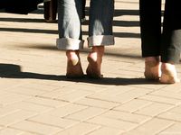 Feet - Ira B + Lena D - 2008-02-02 Long barefoot travel