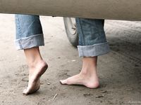 Feet - Ira B + Nata A - 2009-02-26 Autumn barefoot travel