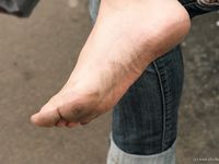 Feet - Ira B + Nata A - 2009-02-26 Autumn barefoot travel