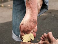 Feet - Ira B + Nata A - 2009-02-26 Autumn barefoot travel