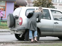 Feet - Ira B + Nata A - 2009-02-26 Autumn barefoot travel