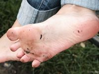 Feet - Ira B + Nata A - 2009-02-26 Autumn barefoot travel