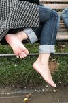 Feet - Ira B + Nata A - 2009-02-26 Autumn barefoot travel