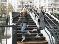 Feet - Ira B + Nata A - 2009-02-26 Autumn barefoot travel