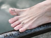 Feet - Ira B + Nata A - 2009-02-26 Autumn barefoot travel