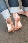 Feet - Ira B + Nata A - 2009-02-26 Autumn barefoot travel