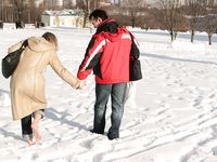 Feet - Ira B - 2008-02-26 A romantic winter walk
