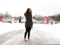 Feet - Ira D - 2013-07-29 The first winter barefoot experience