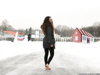 Feet - Ira D - 2013-07-29 The first winter barefoot experience