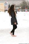 Feet - Ira D - 2013-07-29 The first winter barefoot experience