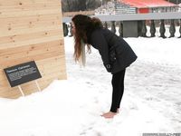 Feet - Ira D - 2013-07-29 The first winter barefoot experience