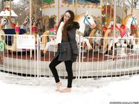 Feet - Ira D - 2013-07-29 The first winter barefoot experience