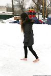 Feet - Ira D - 2013-07-29 The first winter barefoot experience