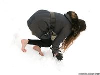 Feet - Ira D - 2013-07-29 The first winter barefoot experience