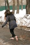 Feet - Ira D - 2013-07-29 The first winter barefoot experience