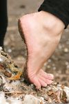 Feet - Ira D - 2013-07-29 The first winter barefoot experience