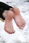 Feet - Ira D - 2013-07-29 The first winter barefoot experience