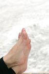 Feet - Ira D - 2013-07-29 The first winter barefoot experience
