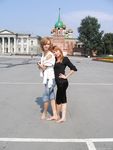 Feet - Iren + Ira - 2006-11-30 Barefoot trips to Russian towns. Tula