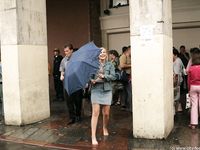 Feet - Irina - 2005-08-23 Barefoot walk under the rain