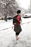 Feet - Irina A - 2015-08-27 Barefoot in the winter city