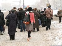 Feet - Irina A - 2015-08-27 Barefoot in the winter city