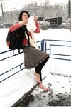 Feet - Irina A - 2015-08-27 Barefoot in the winter city