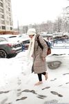 Feet - Irina A - 2015-08-27 Barefoot in the winter city