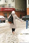 Feet - Irina A - 2015-08-27 Barefoot in the winter city