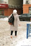 Feet - Irina A - 2015-08-27 Barefoot in the winter city