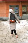 Feet - Irina A - 2015-08-27 Barefoot in the winter city