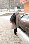Feet - Irina A - 2015-08-27 Barefoot in the winter city