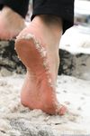 Feet - Irina A - 2015-08-27 Barefoot in the winter city