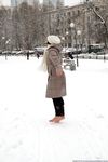 Feet - Irina A - 2015-08-27 Barefoot in the winter city