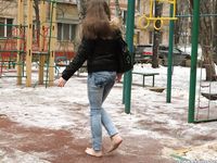 Feet - Irina B - 2016-05-04 From home without shoes